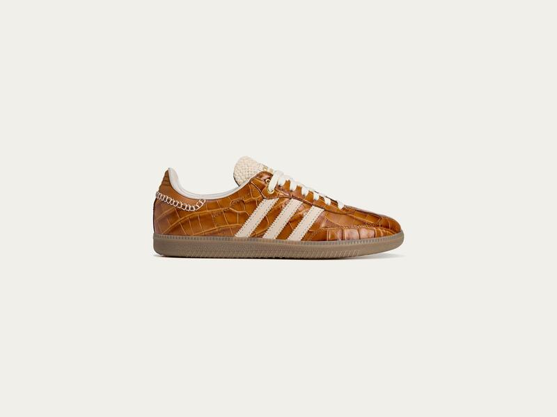 Wales Bonner adidas Samba ブラウン　24 adidas Samba Nylon Wales Bonner Fox Brown Men's - IE0579 - US